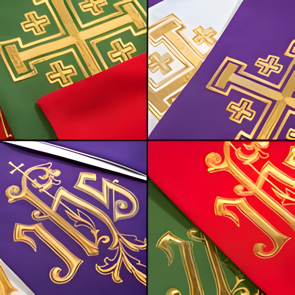 Szaty liturgiczne w&nbsp;sztuce: Inspiracje i&nbsp;motywy